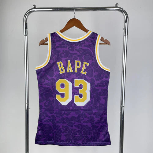 LOS ANGELES LAKERS EDICIĂN ESPECIAL BAPE PĂRPURA (RETRO)