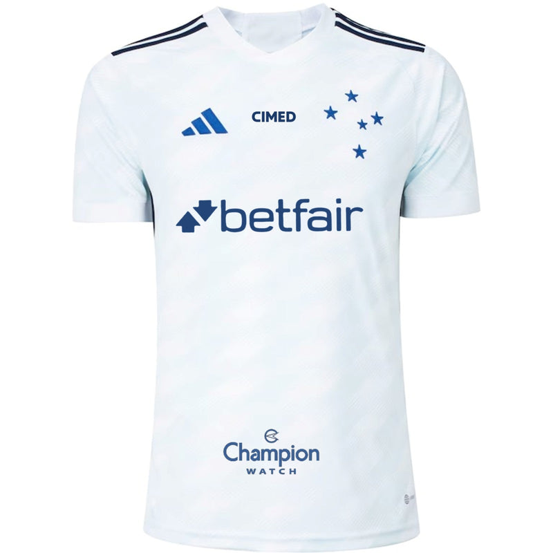 Camiseta Cruzeiro 23/24 II de Visitante - Todos los Patrocinios - Versión Aficionado