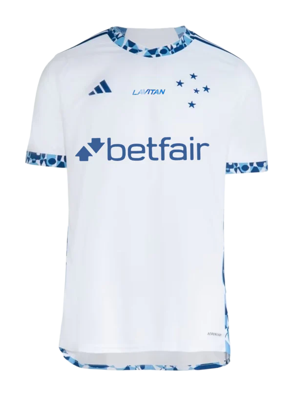 Camiseta Cruzeiro 24/25 II de Visitante - Todos los Patrocinios - Versión Aficionado