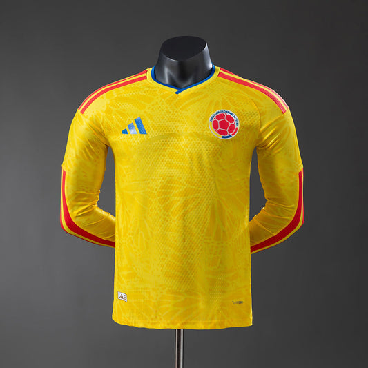 COLOMBIA MUNDIAL I 2026 HOMBRE (VERSIÓN JUGADOR) MANGA LARGA
