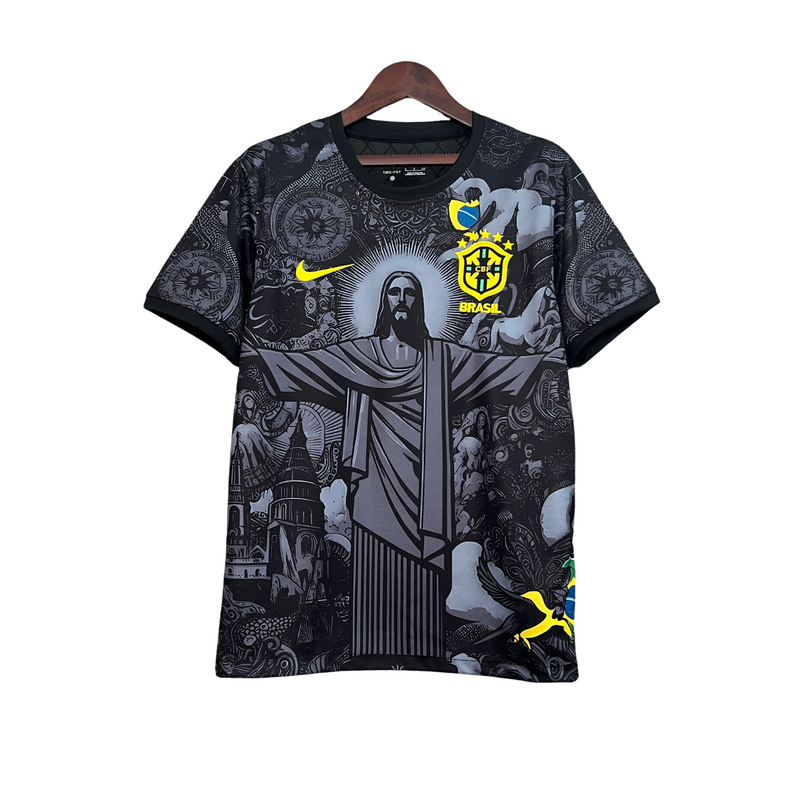 Camiseta Brasil 25/26 Edición Especial - Negro - Versión Aficionado