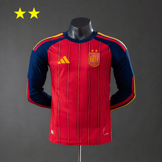 ESPAÑA MUNDIAL I EDICIÓN CAMPEÓN 2026 HOMBRE (MANGA LARGA ) VERSIÓN JUGADOR