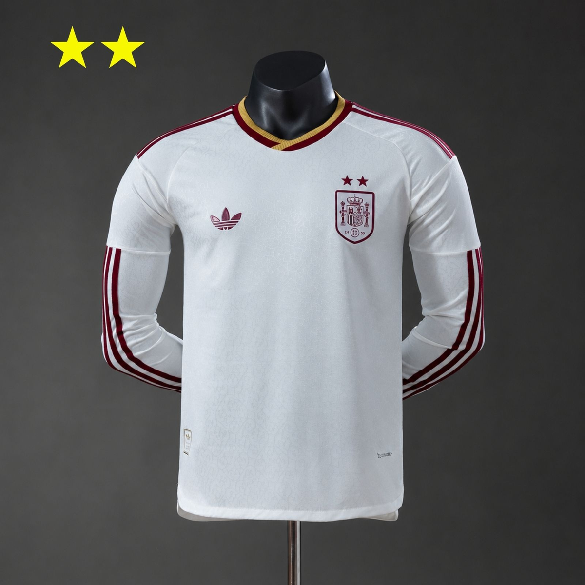 ESPAÑA MUNDIAL II EDICIÓN CAMPEÓN 2026 HOMBRE (MANGA LARGA ) VERSIÓN JUGADOR