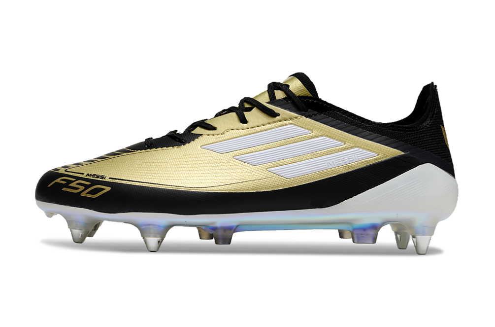 BOTA DE FUTBOL ADIDAS F50 SG ELITE - DORADA - ED. MESSI
