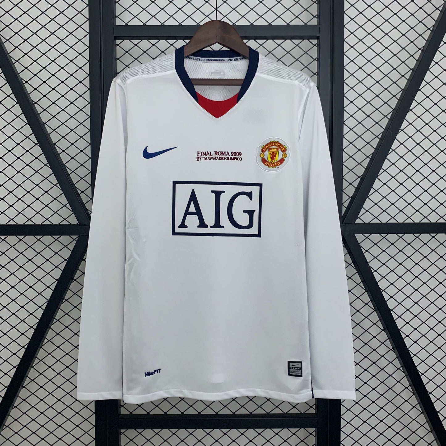 MANCHESTER UNITED II FINAL CHAMPIONS LEAGUE MANGA LARGA 2008 HOMBRE
