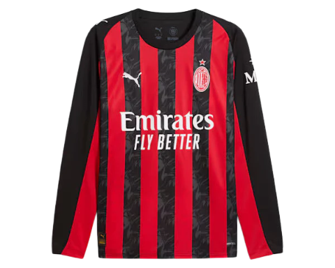 Camiseta AC Milan 25/26 I de Local - Manga Larga
