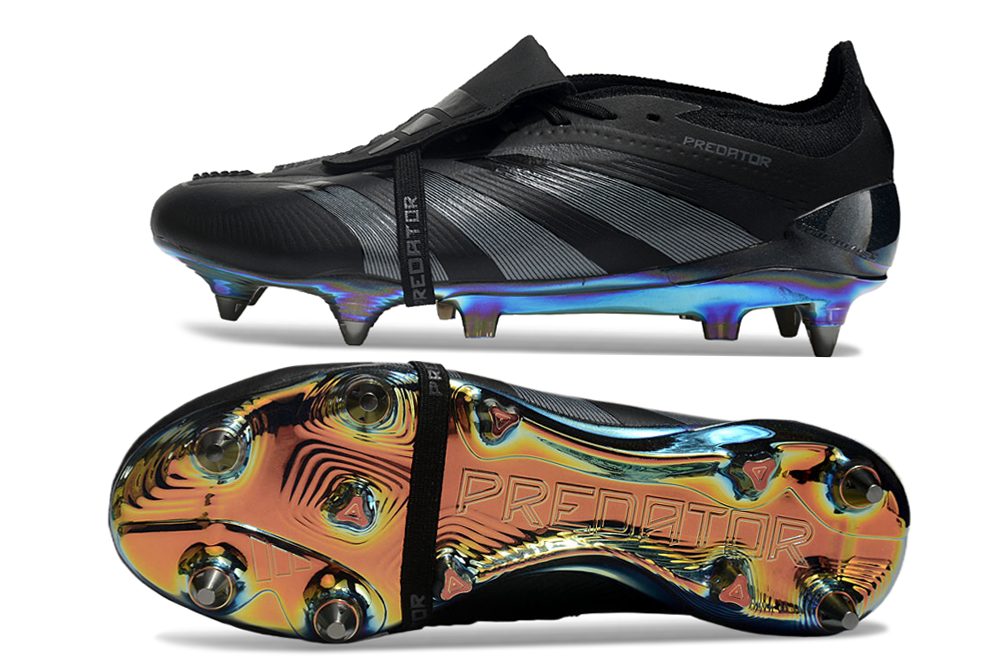 BOTA DE FUTBOL ADIDAS PREDATOR TONGUE SG ELITE - NEGRO
