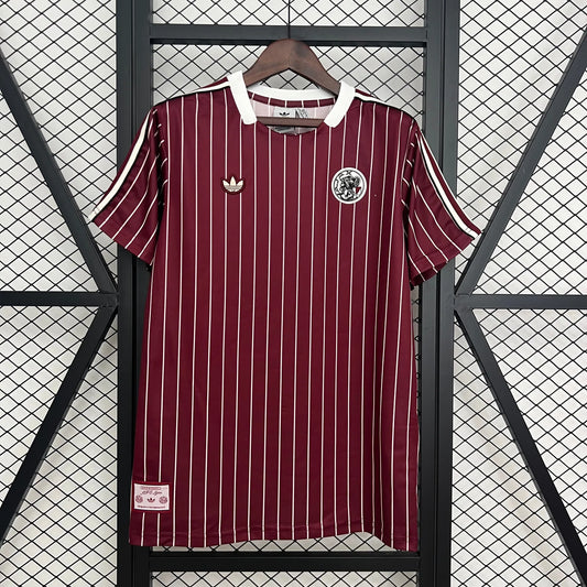 Ajax Retro Granate Rayas - Super Golazo Tienda