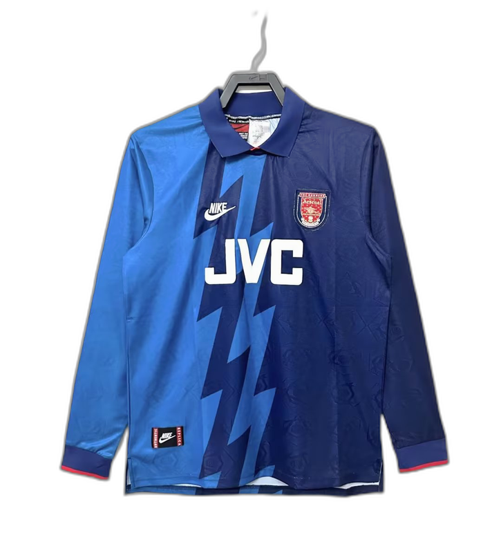 Camiseta Arsenal 95/96 II de Visitante - Manga Larga Versión Retro