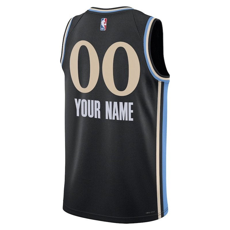 Camiseta NBA - Atlanta Hawks - 23/24 - Negro - Edición Ciudad
