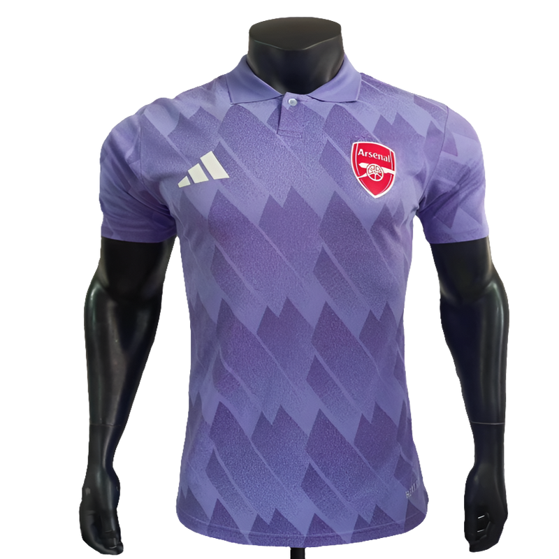 Camiseta Arsenal 25/26 Edición Polo - Morado - Versión Jugador