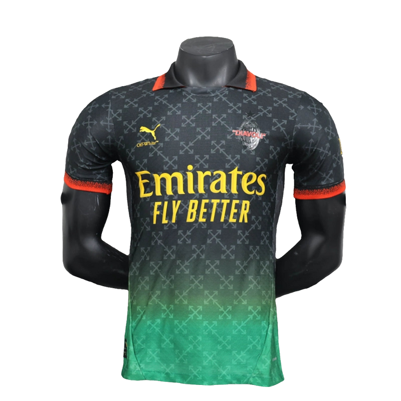 Camiseta AC Milan 25/26 Edición Conmemorativa - Negro - Versión Jugador