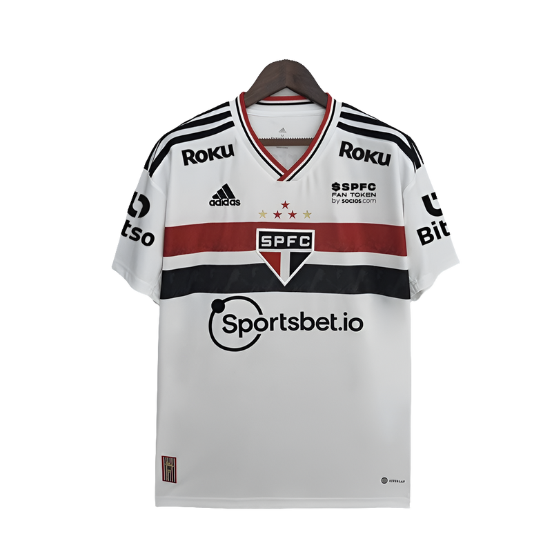Camiseta São Paulo 22/23 I de Local - Todos los Patrocinios - Versión Aficionado