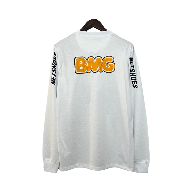 Camiseta Santos 11/12 I de Local - Manga Larga Versión Retro