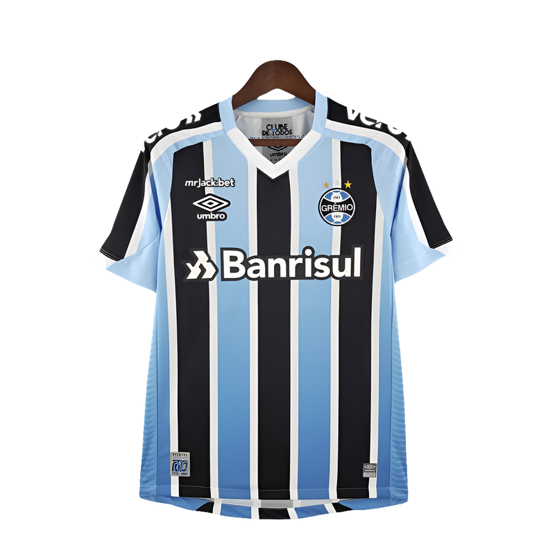 Camiseta Grêmio 22/23 I de Local - Todos los Patrocinios - Versión Aficionado