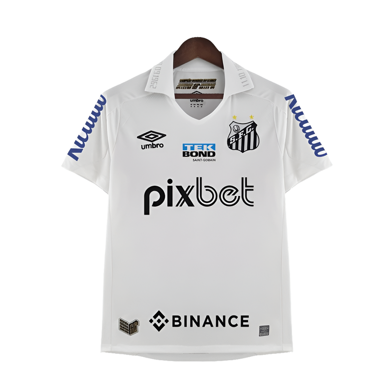 Camiseta Santos 22/23 I de Local - Todos los Patrocinios - Versión Aficionado