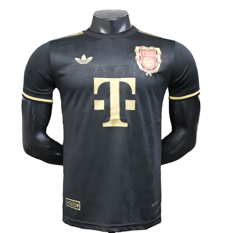 Camiseta Bayern de Múnich 25/26 Edición 125º Aniversario - Negro - Versión Jugador