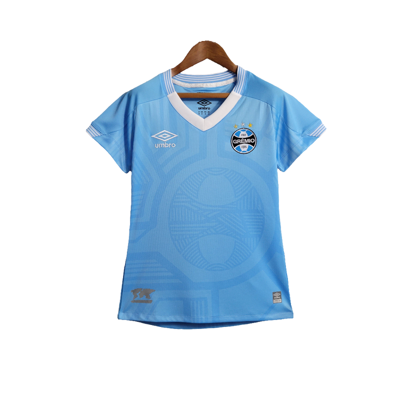 Camiseta Grêmio 23/24 Edición Especial - Azul Celeste - Mujer