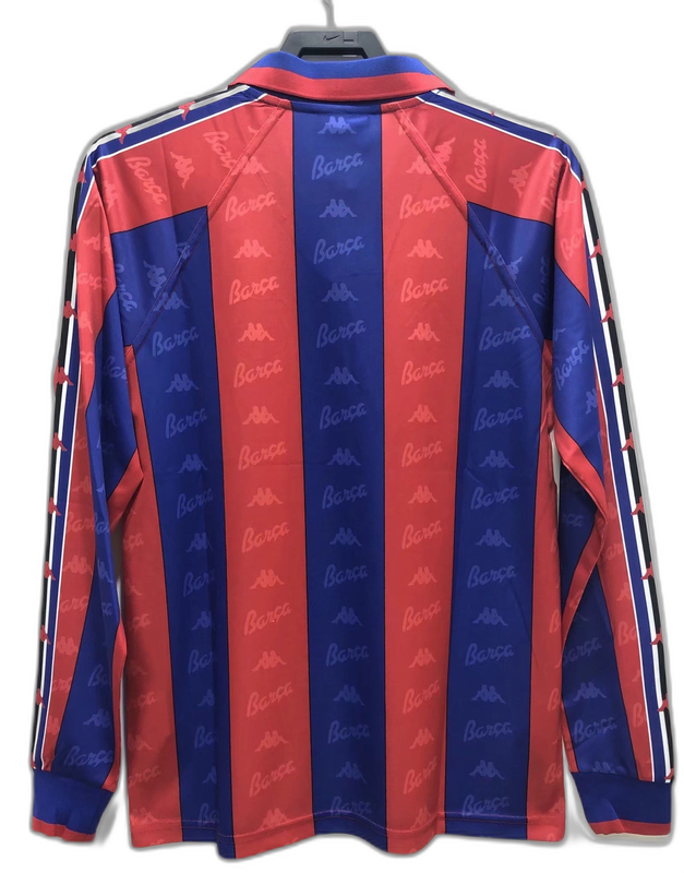 Camiseta Barcelona 96/97 I de Local - Manga Larga Versión Retro