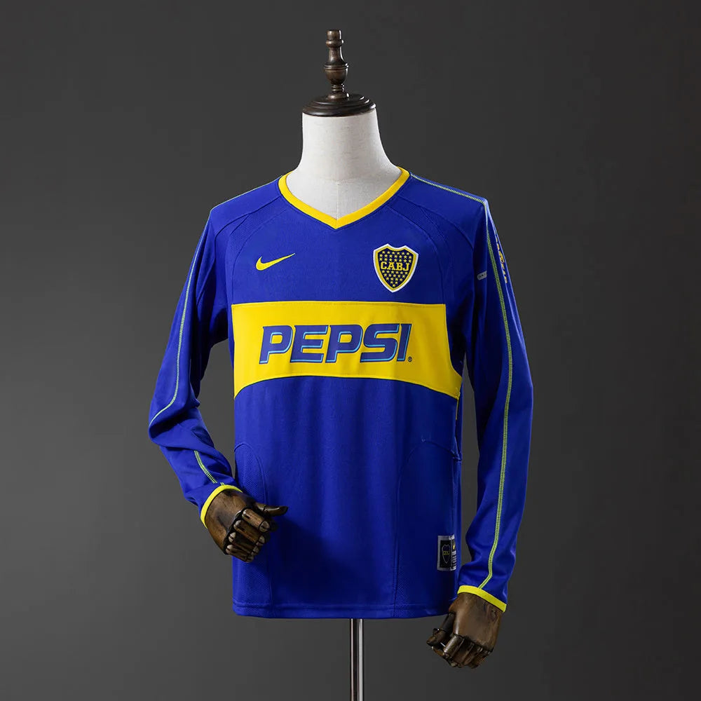Boca Juniors 03/04 Retro Local ML – Super Golazo Tienda
