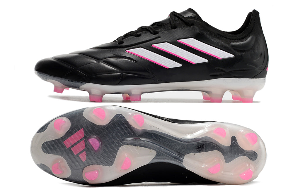 BOTA DE FUTBOL ADIDAS COPA PUREFIRM GROUND BOOTS BLACK AND WHITE ELITE FG