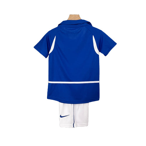 Conjunto Infantil Retrô - Brasil 2002 II de Visitante