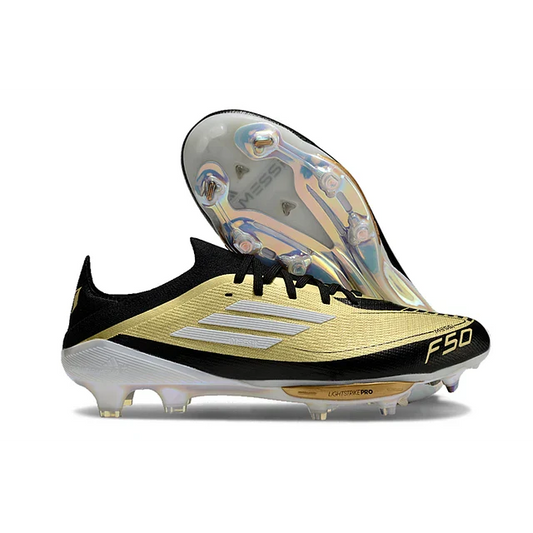 BOTA DE FUTBOL ADIDAS F50 FG ELITE - DORADA - Messi