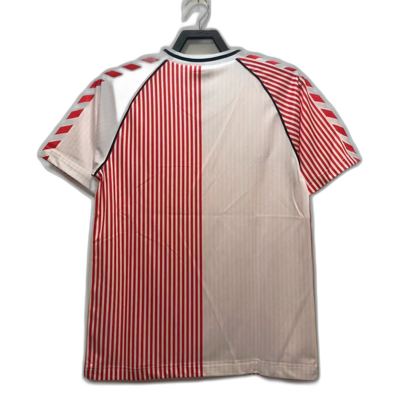 Camiseta Dinamarca 1986 II de Visitante - Versión Retro