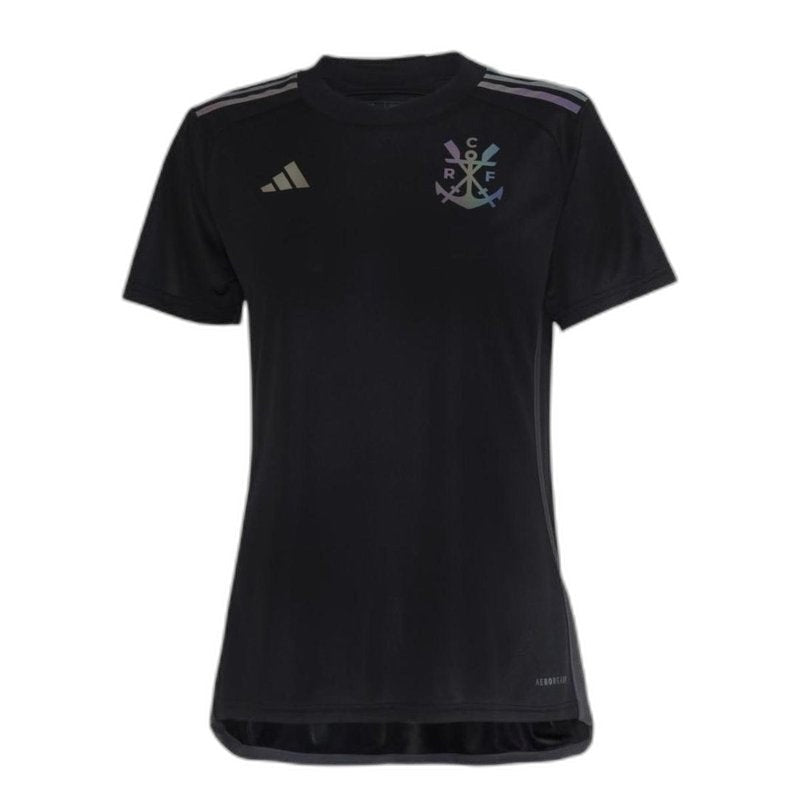 Camiseta Flamengo 23/24 III Tercera Negro - Mujer
