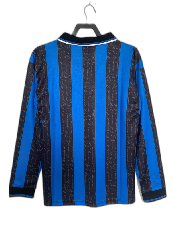 Camiseta Inter de Milán 97/98 I de Local - Manga Larga Versión Retro