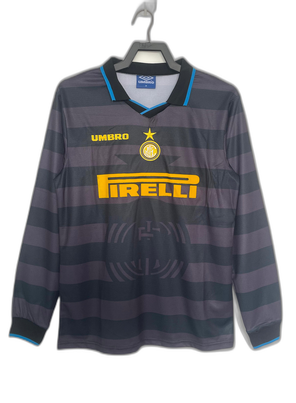 Camiseta Inter de Milán 97/98 II de Visitante - Manga Larga Versión Retro