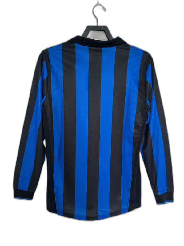 Camiseta Inter de Milán 98/99 I de Local - Manga Larga Versión Retro