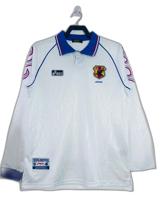 Camiseta Japón 1998 II de Visitante - Manga Larga Versión Retro