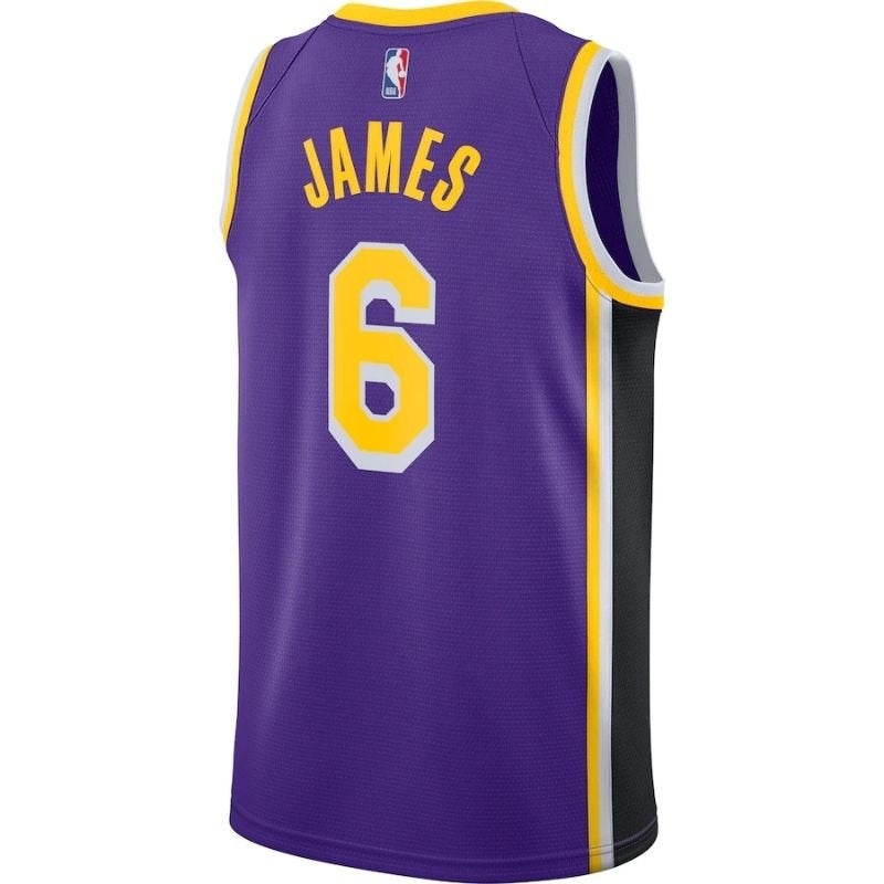 Camiseta NBA - Los Angeles Lakers - LeBron James Morado