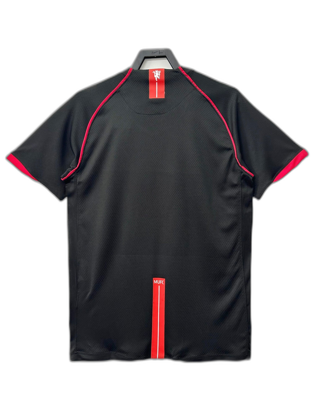 Camiseta Manchester United 07/08 Negro II de Visitante - Versión Retro