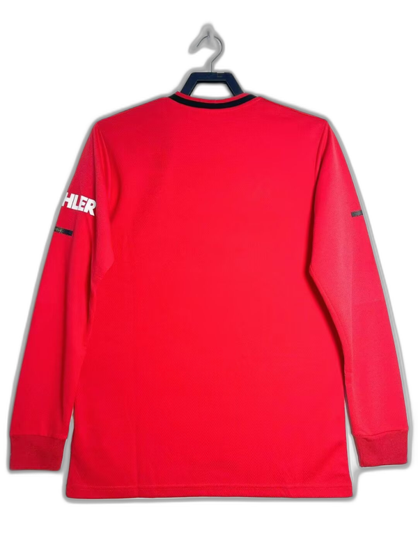 Camiseta Manchester United 19/20 I de Local - Manga Larga Versión Retro