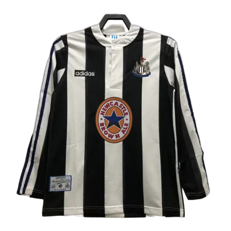 Camiseta Newcastle United 95/97 I de Local - Manga Larga Versión Retro