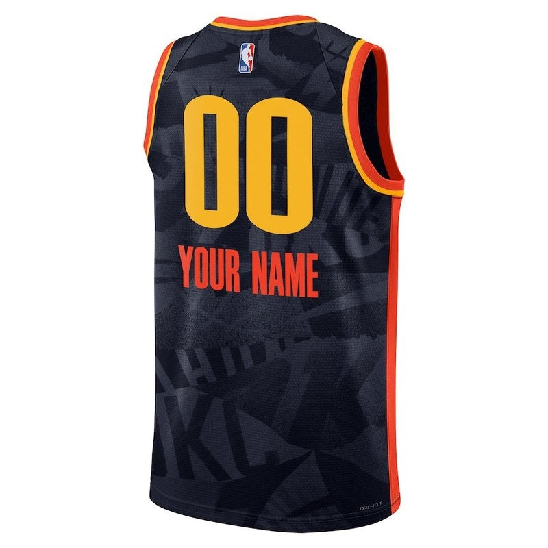Camiseta NBA - Oklahoma City Thunder - 23/24 - Azul Marino - Edición Ciudad