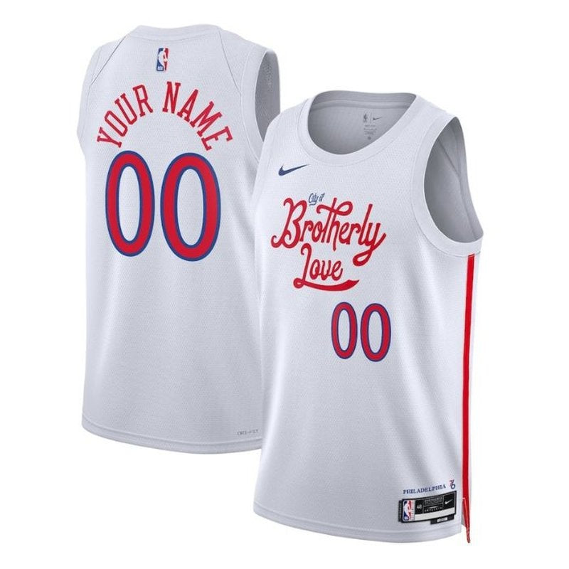 Camiseta NBA - Philadelphia 76ers - 2023 - Edición Ciudad - Blanco
