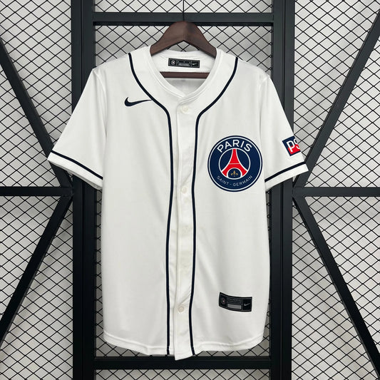 PSG Estilo Béisbol Blanco - Super Golazo Tienda