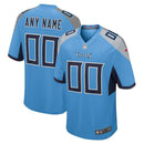 Camiseta NFL Tennessee Titans - Versión Alternativa de Juego - Azul Claro