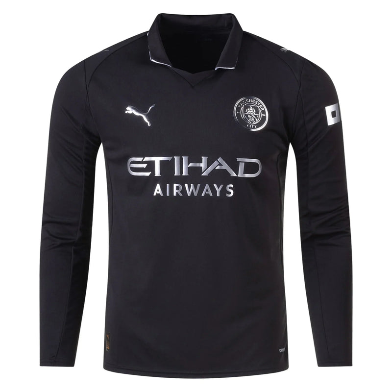 Camiseta Manchester City 25/26 II de Visitante - Manga Larga