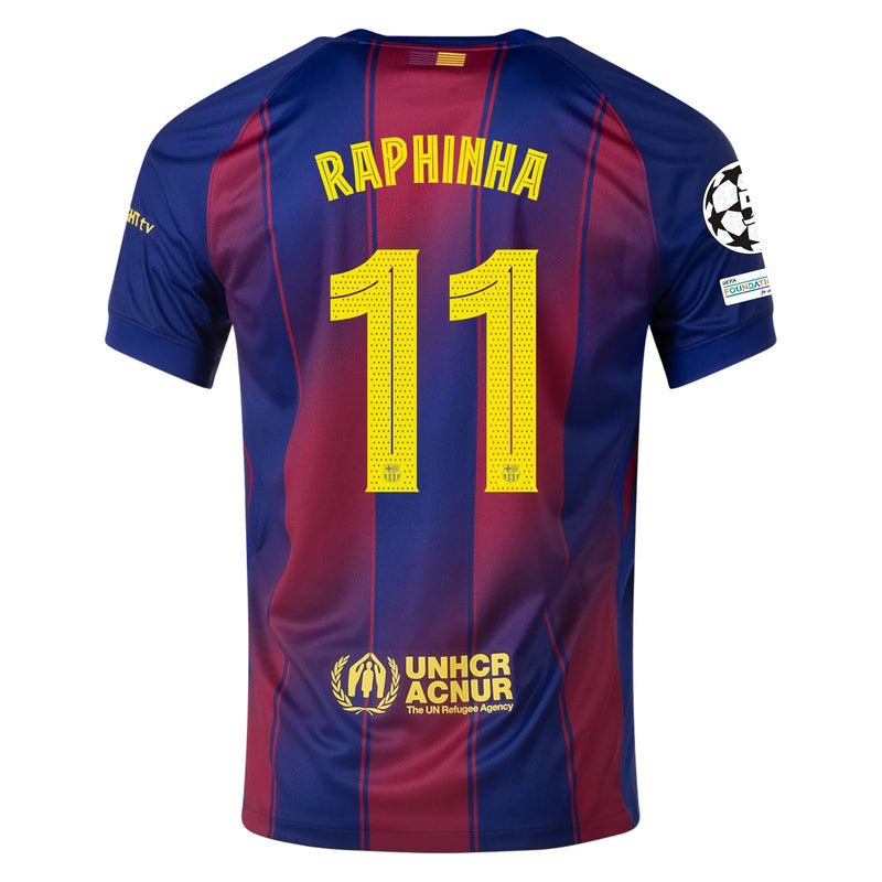 Camiseta Raphinha - Barcelona 25/26 I de Local - Versión Aficionado
