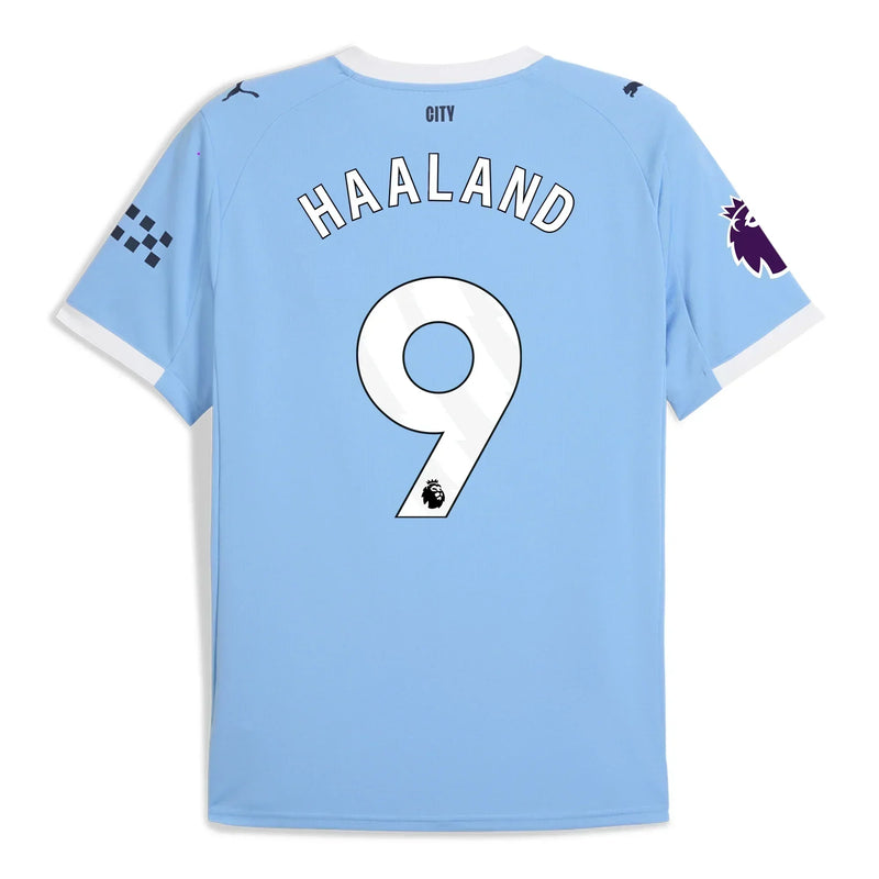 Camiseta Erling Haaland - Manchester City 25/26 I de Local - Versión Aficionado