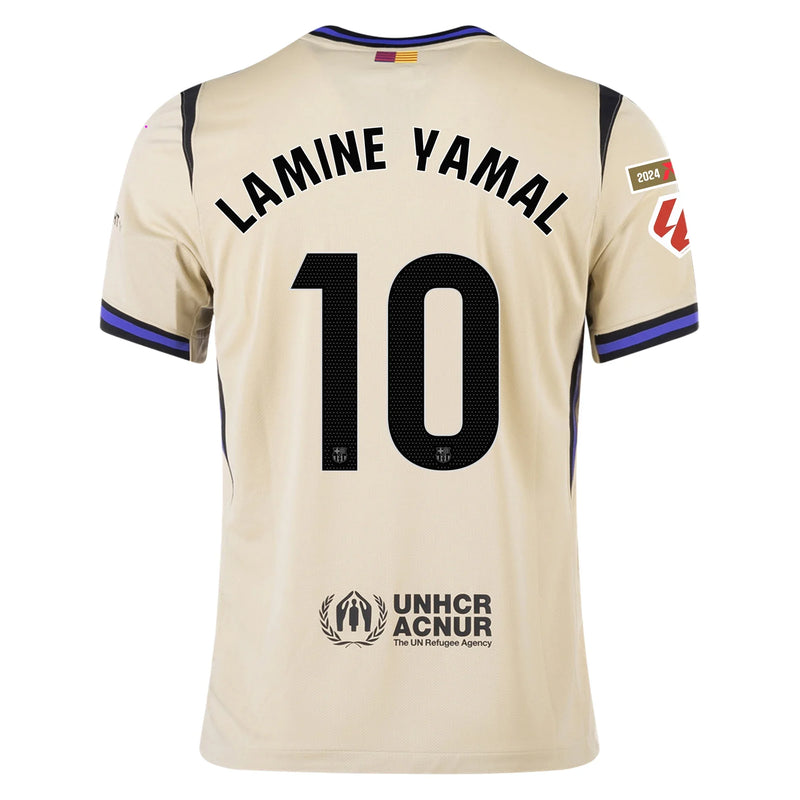 Camiseta Lamine Yamal - Barcelona 25/26 II de Visitante - Versión Aficionado