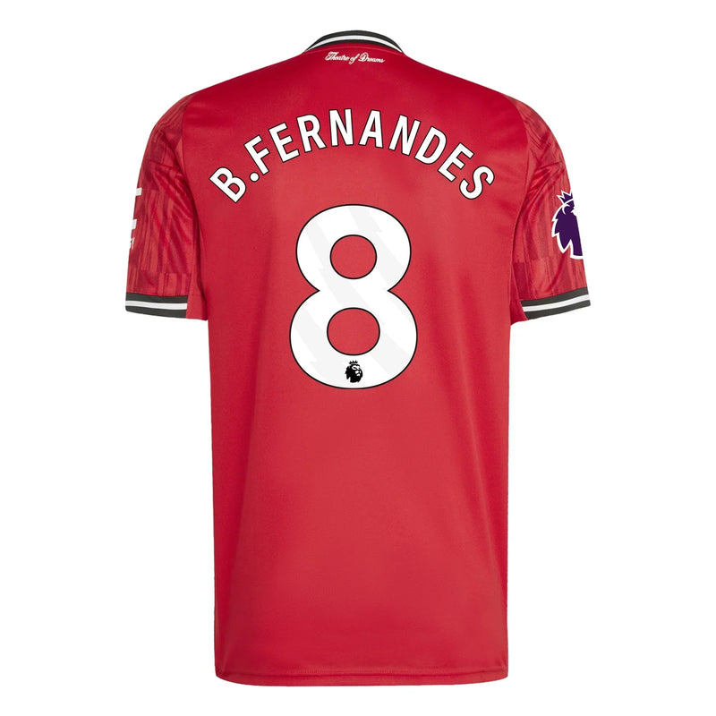 Camiseta B. Fernandes - Manchester United 25/26 I de Local - Versión Aficionado